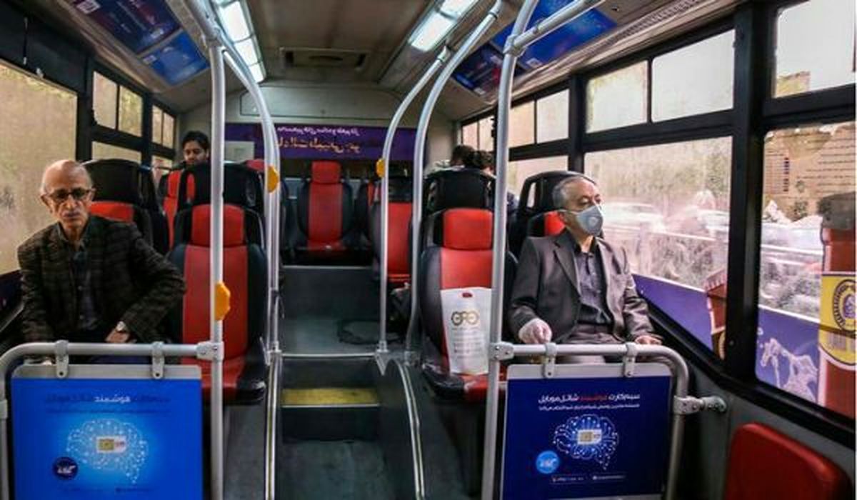 استفاده مسافران از ماسک در اتوبوس اجباری است