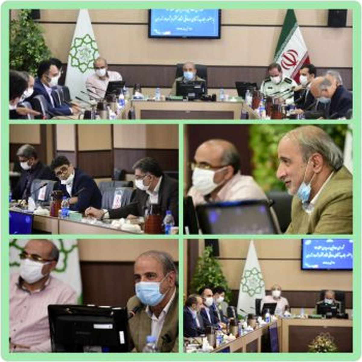 برگزاری شورای معاونین و مدیران منطقه چهارده با حضور مشاور  شهردار تهران