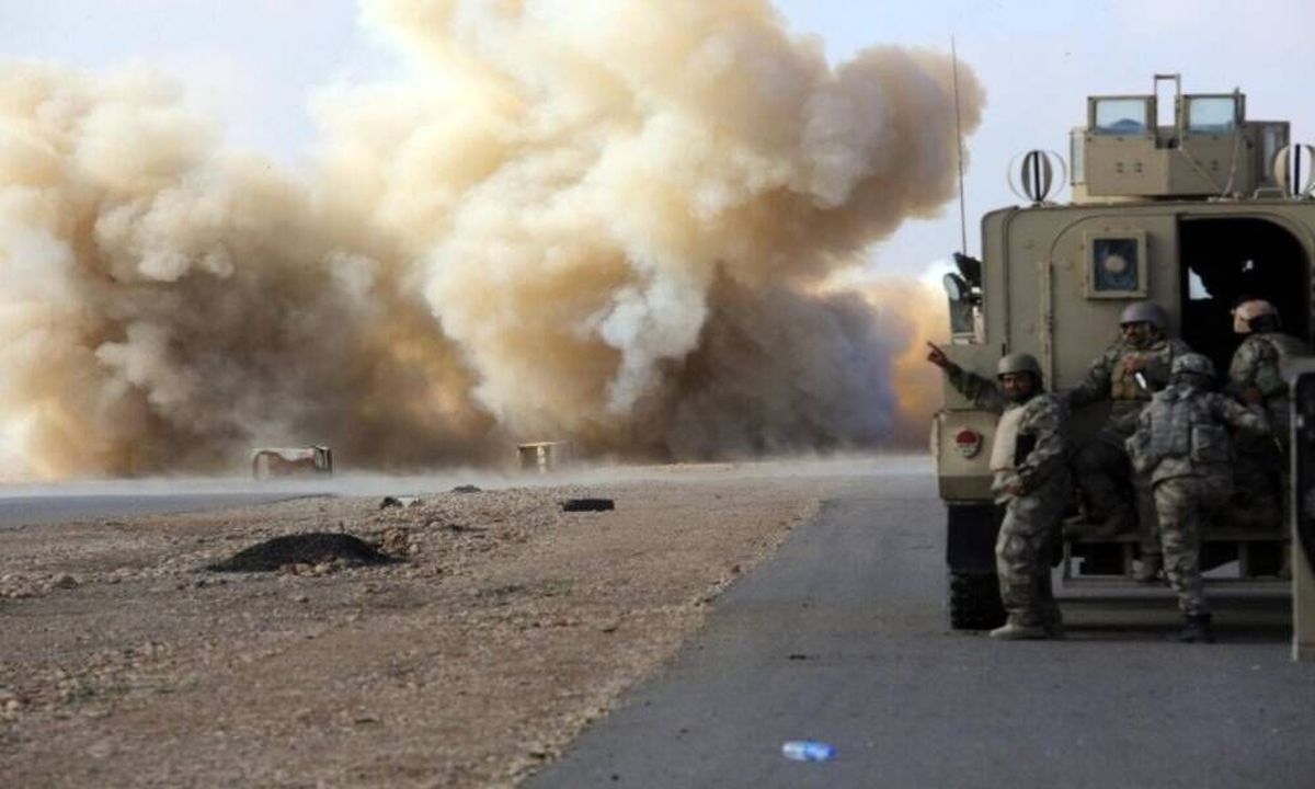 آمریکایی‌ها غافلگیر شدند!  کاروان نظامی در عراق مورد حمله قرار گرفت