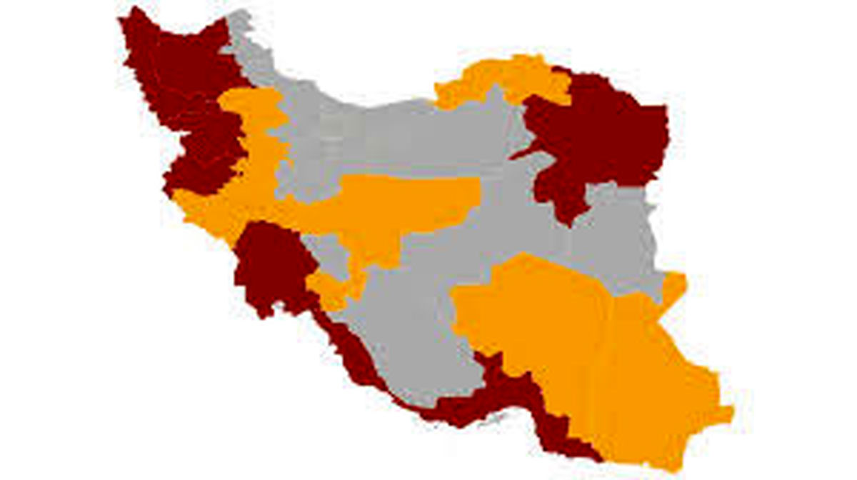 آمار های کرونایی در این ۶ استان کشور صعودی است