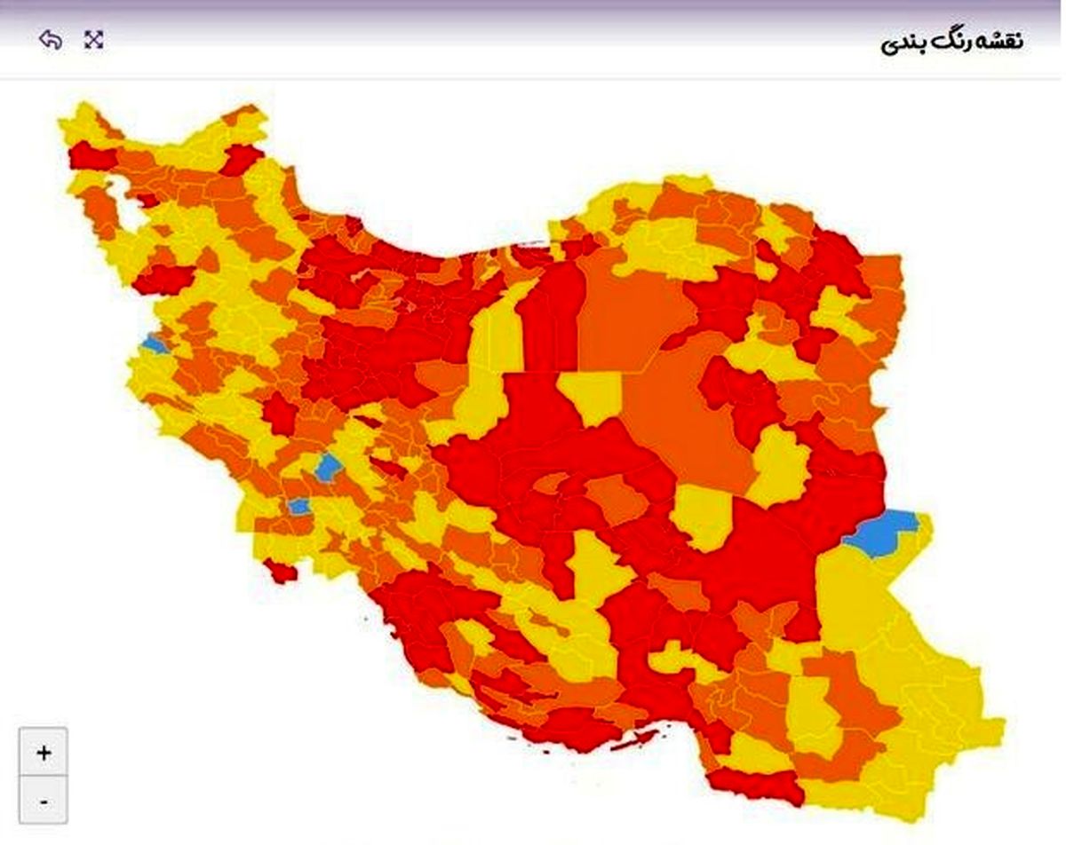 آمارهای کرونا در هفته ۱۰۲ همه‌گیری در کشور   صعود منحنی مرگبار اومیکرون و افزایش بی سابقه بستری در این کلیه استان ها