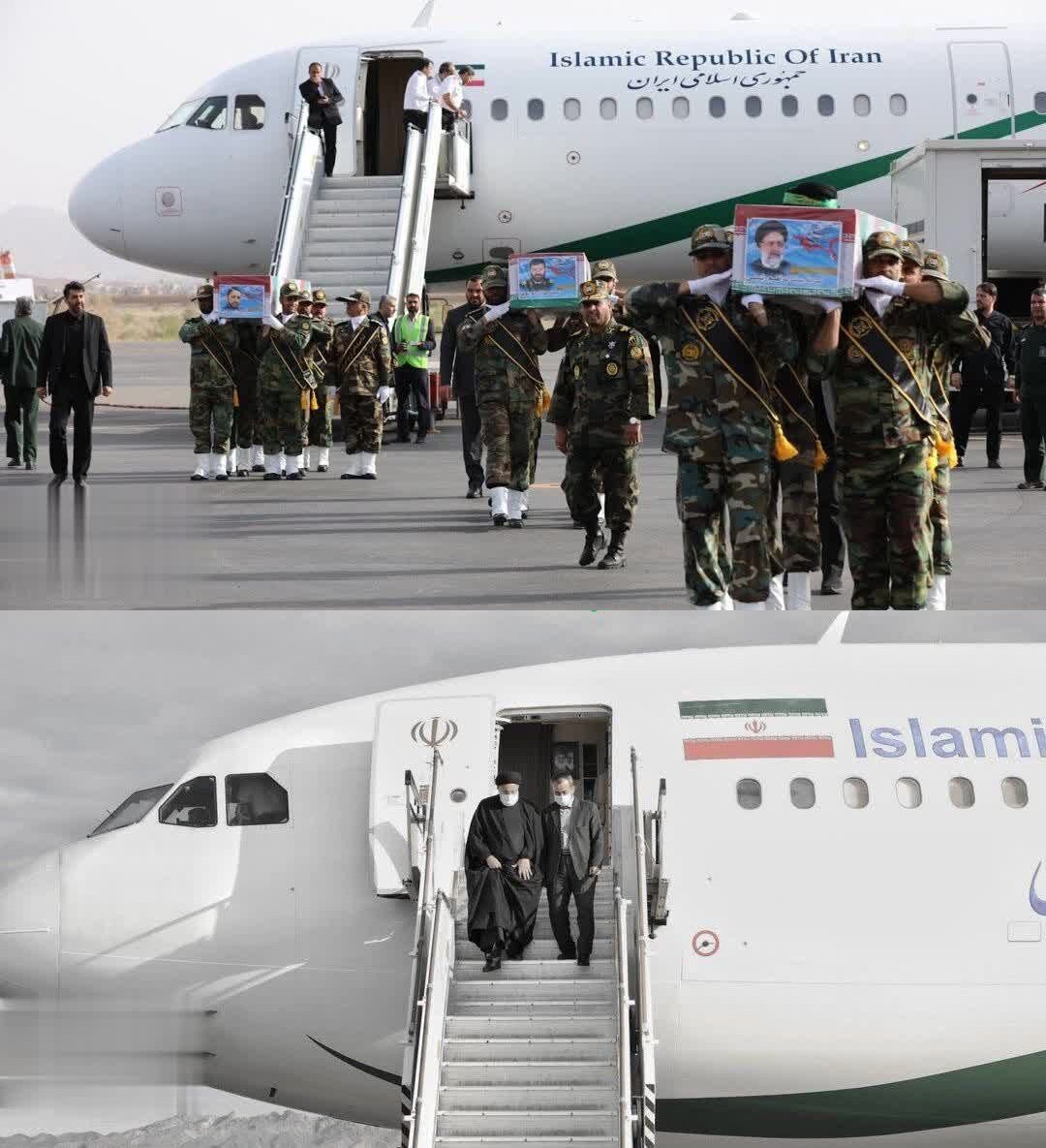 قابی غم‌انگیز از دو سفر شهید رئیسی به بیرجند