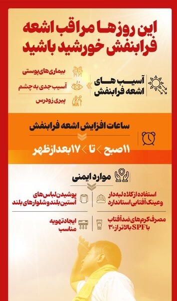 چگونه مراقب اشعه فرابنفش خورشید باشیم؟