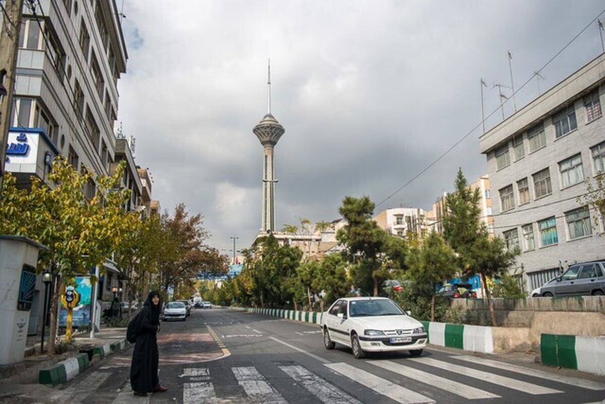 کاهش دمای هوای تهران پیشبینی رگبار و رعد و برق