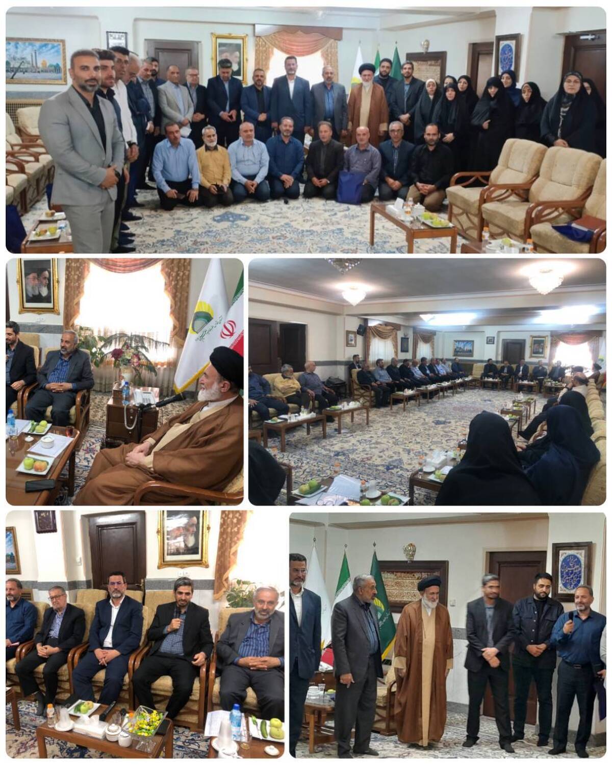 نشست مجمع خیرین شهرری در آستان مقدس حضرت عبدالعظیم حسنی(ع) برگزار شد