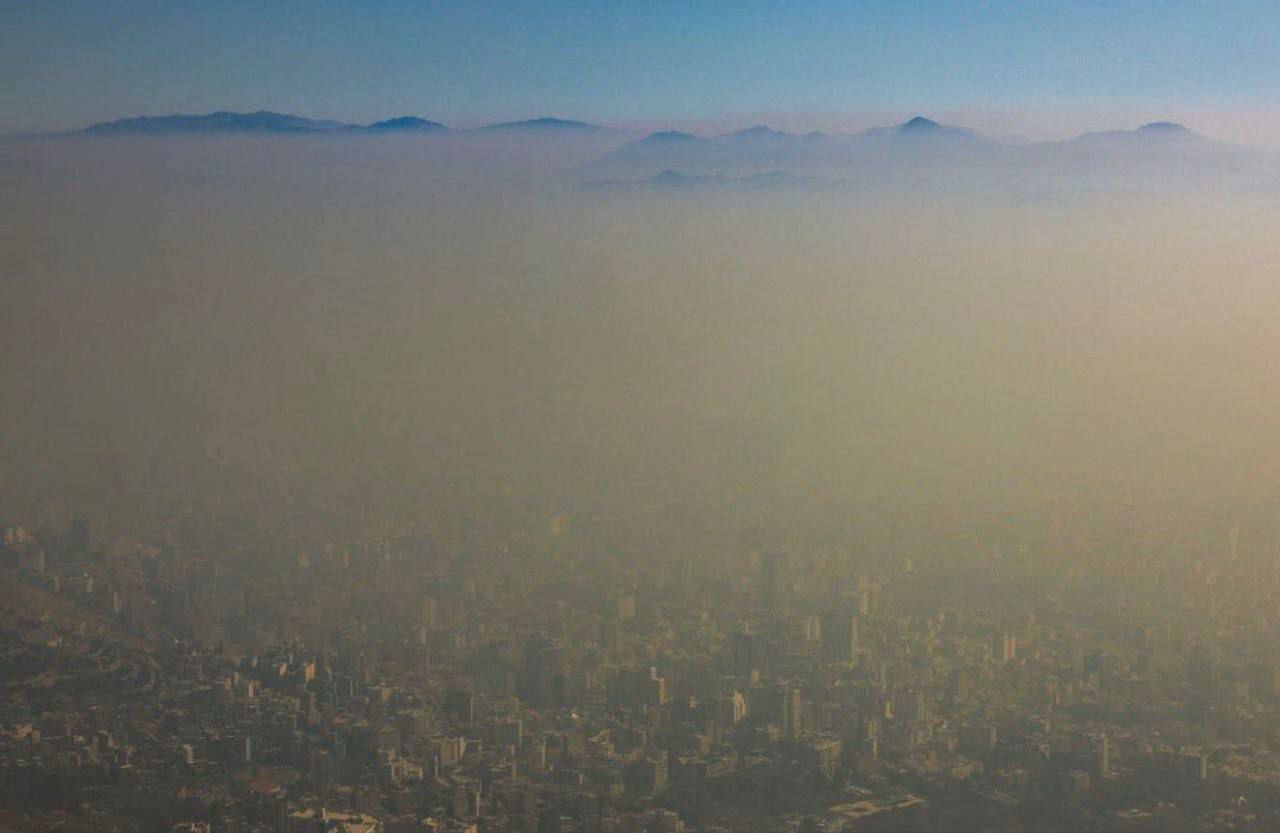 تهران در زیر لایه‌‌ای غلیظ از آلودگی!